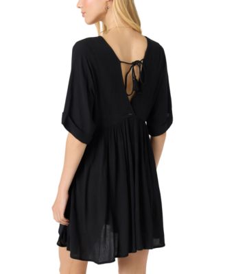 Juniors' Rosemary Essential Woven Mini Dress