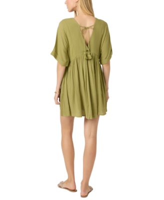 Juniors' Rosemary Essential Woven Mini Dress