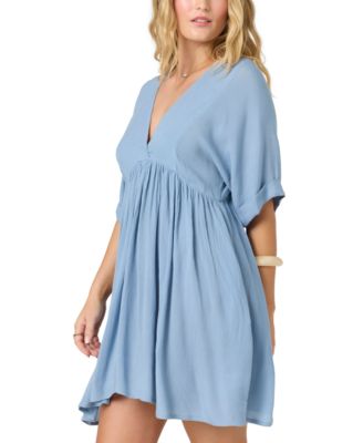 Juniors' Rosemary Essential Woven Mini Dress