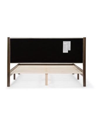 Adin Queen Size Boucle Fabric Upholstered Bed