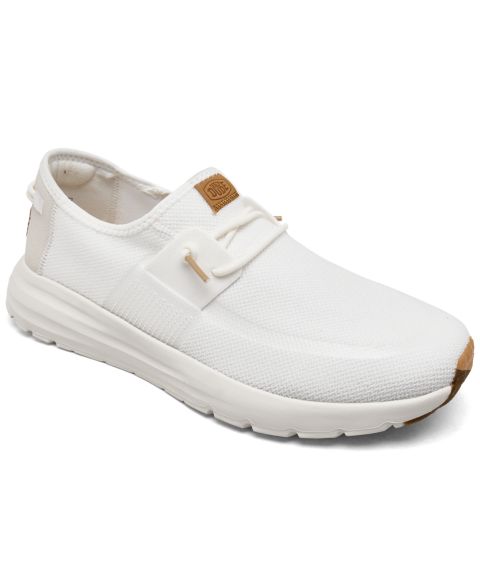 Мужские кроссовки Hey Dude Sirocco Neutrals Casual, цвет: Белый / Карамельный