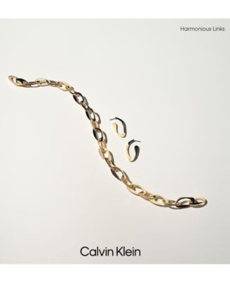 Pav&eacute; Sculpted Link Chain Bracelet