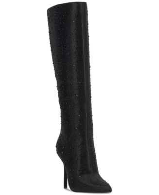 Jessica Simpson Women s Laurel Embellished Tall Pointed Toe Dress Boots Macy s