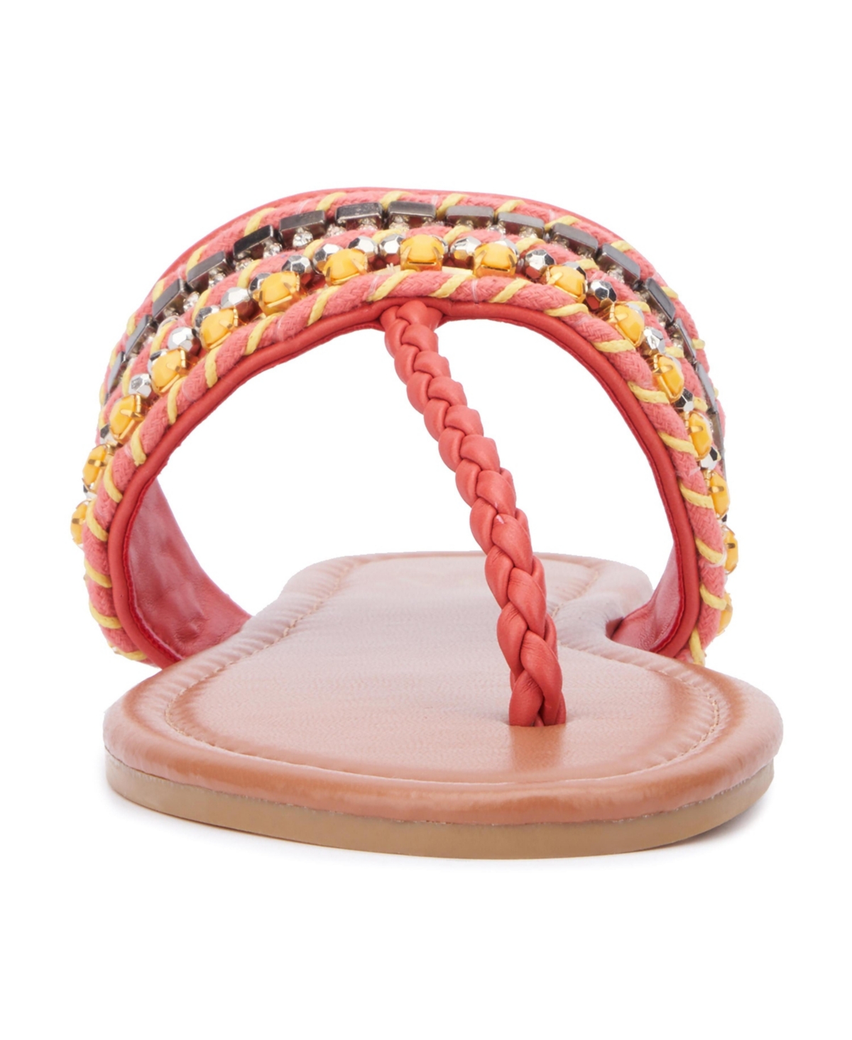 New York & Company Women's Joyce Thong Beaded Sandal