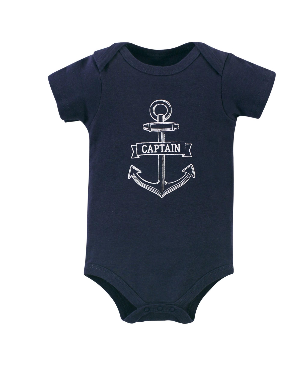 Hudson Baby Baby Boys Cotton Bodysuit, Pant and Shoe 3pc Set,- Captain