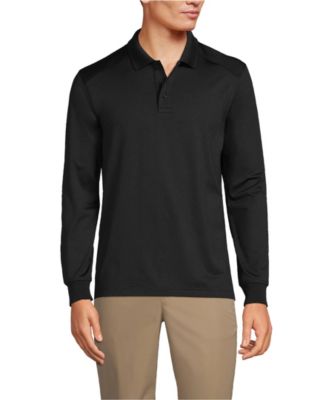 School Uniform Men's Long Sleeve Rapid Dry Polo Shirt
