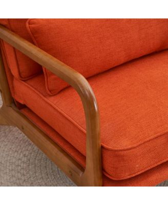 Upholstered Single Lounge Chair, Stylish Indoor Accent Chair for Living Room