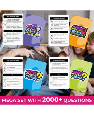 What Would You Choose - Family Card Game for Kids Ages 6-8