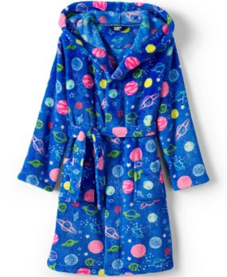 Big Girls Fleece Hooded Robe