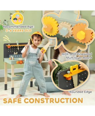 Toddler Tool Set, 49 Piece Kids Tool Bench Workbench Playset for 3-6