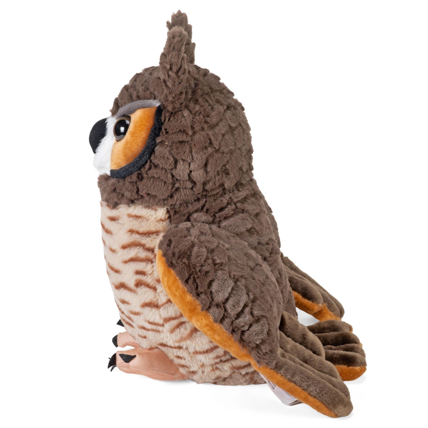 Детская мягкая игрушка Wild Republic Great Horned Owl Plush, Stuffed Animal, Plush Toy, Kids Gifts, Cuddlekins 12 Inches — фото 2
