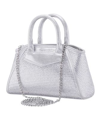 All Over Crystal Satchel Bag