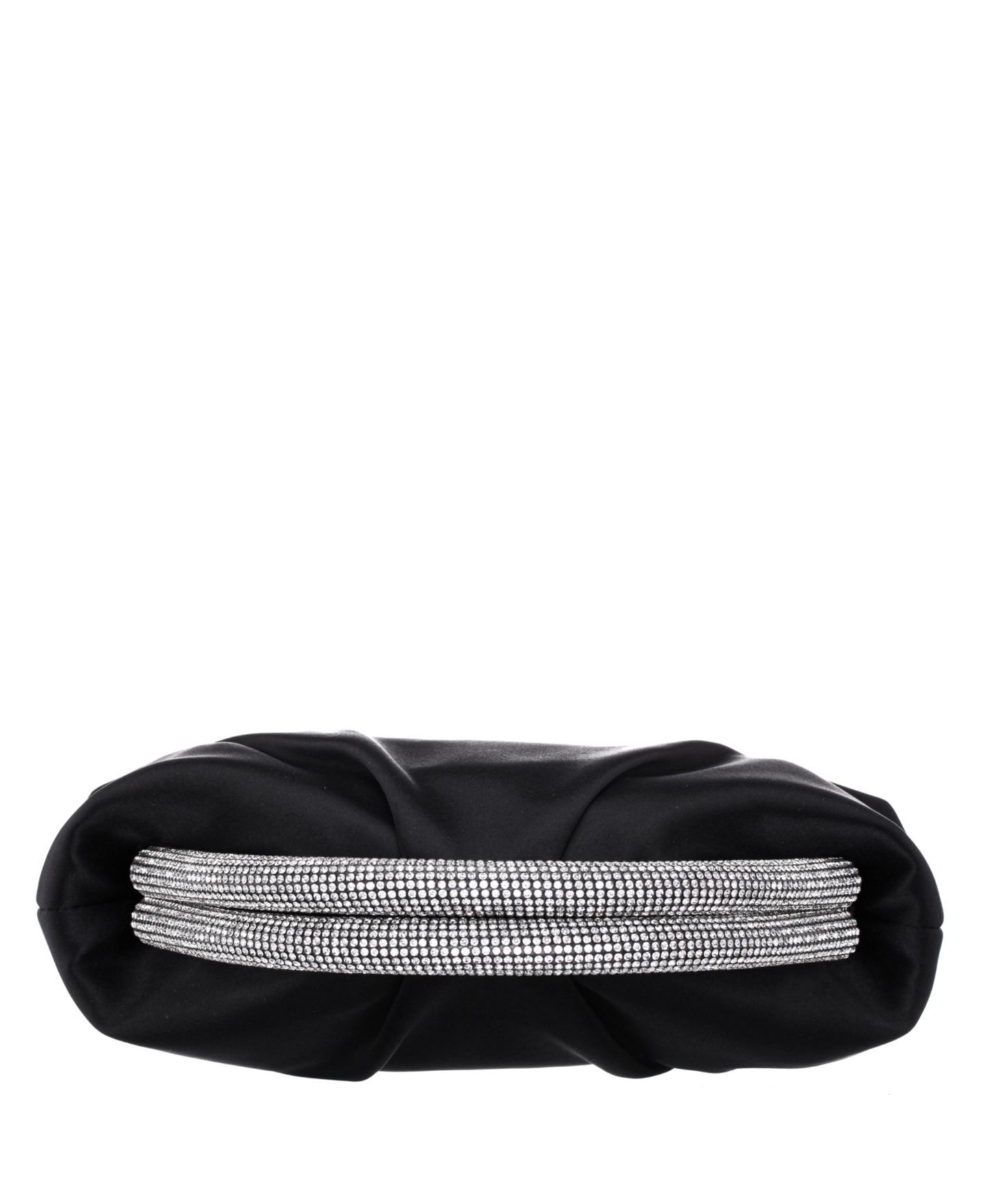 Женский клатч Nina Crystal Trim Frame Magnetic Clutch, цвет: Чёрный — фото 5