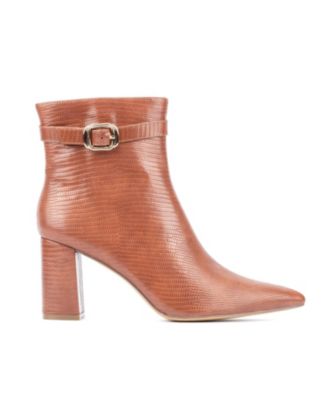 Women's Edena-Lizard Embossed Pointy Ankle Boot