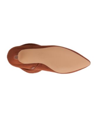 Women's Mette- Kitten Heel Ruched Pointy Boots