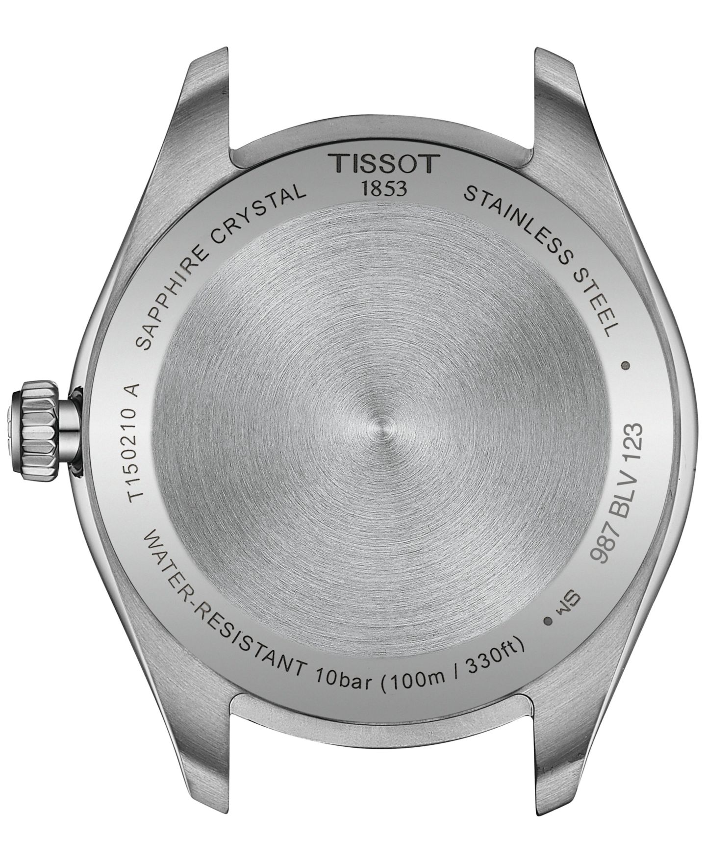 Женские часы Tissot Swiss PR 100 Diamond (1/20 ct. t.w.) Stainless Steel Bracelet Watch 34mm — фото 3
