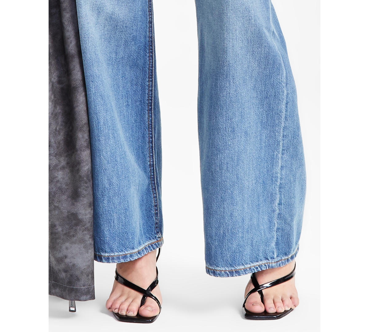 Guess Women's Bellflower High-Rise Wide-Leg Jeans - Cami-mediu