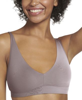 Women's Solid Seam-Free Smooth Light Support Bralette 3044