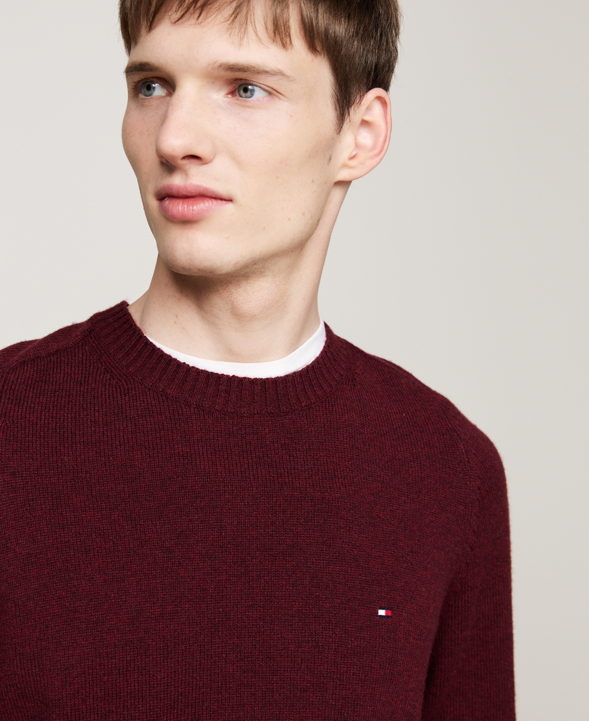 Tommy Hilfiger Men's Dress Casual Crewneck Wool Sweater