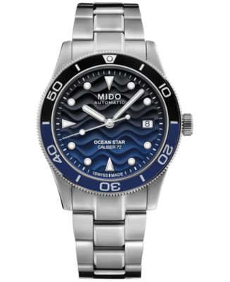 MIDO OCEAN STAR 自動巻き時計 Mido Men's Swiss Automatic Ocean Star Captain Stainless Steel