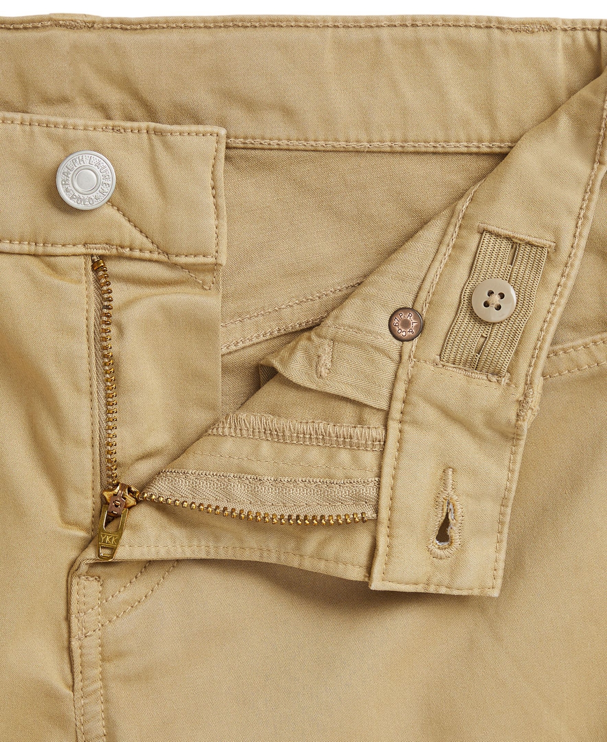 Polo Ralph Lauren Sullivan Slim Stretch Sateen Pant In Desert Khaki