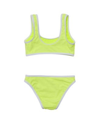 Big Girls Citron Zest Crop Bikini