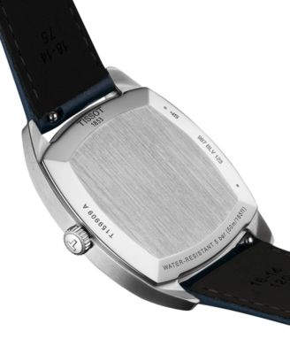 Women's Swiss Stylist Blue Leather Strap Watch 32mm