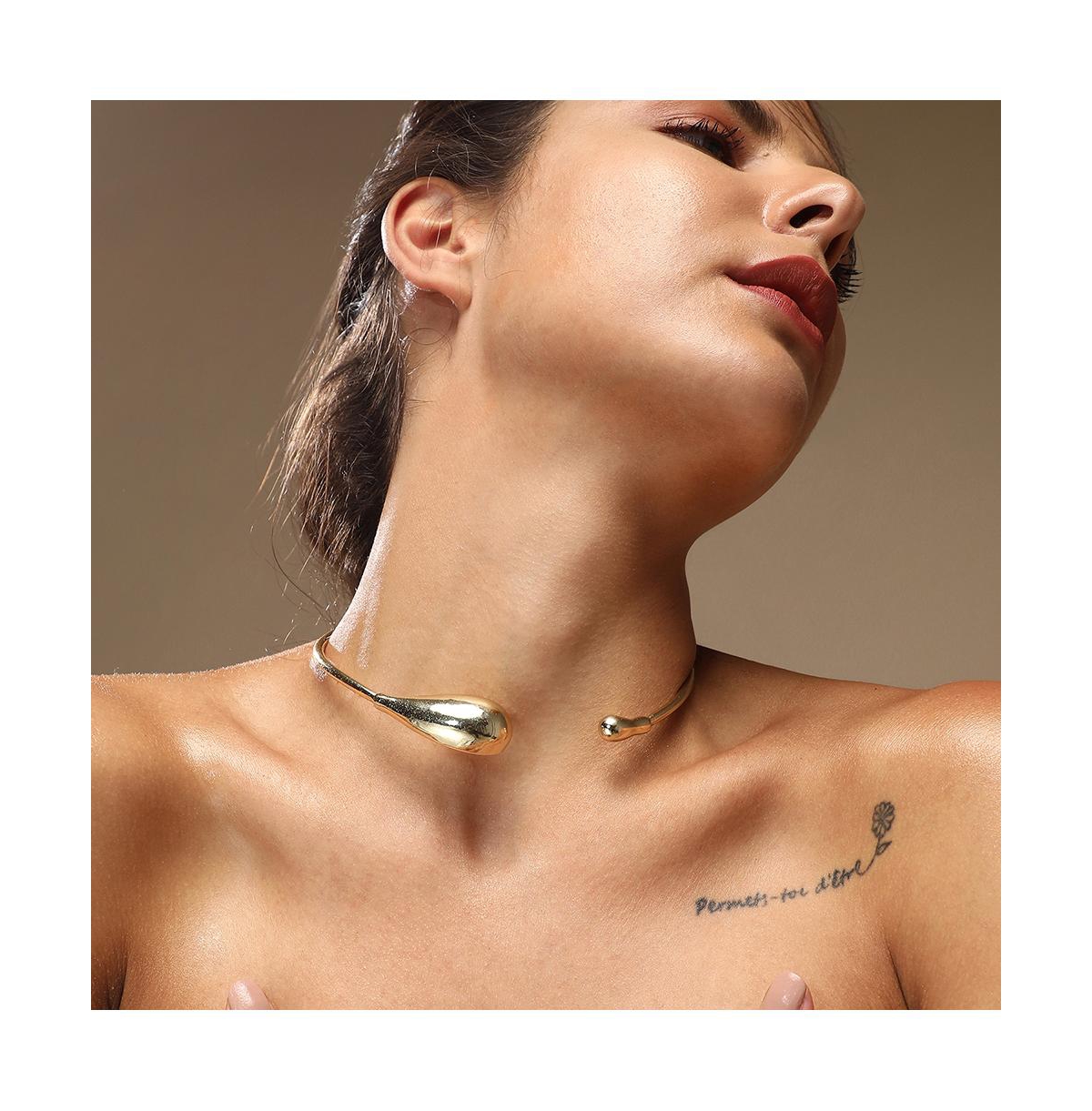 Sohi Women's The Drip Torque Necklace