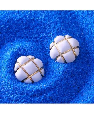 Women's The Tic-Tac-Toe Stud Earrings