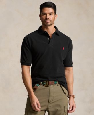 Men s Big Tall Classic Fit Cotton Mesh Polo