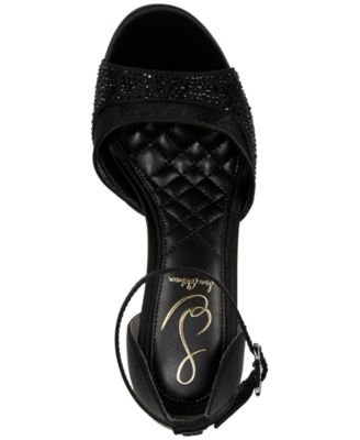 Sam Edelman Women's Kriss Rhinestone Mesh Dress Sandals - Macy's