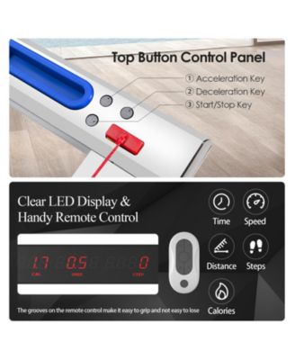 3-in-1 Foldable Treadmill – Removable Desk & Remote