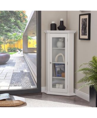 Cambridge Corner Curio Storage Cabinet