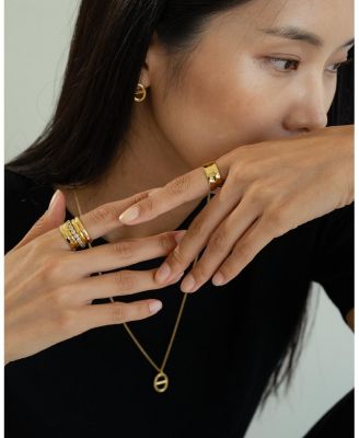 Sterling Silver 18k Gold Plated Skye Ring Holiday Gift Idea