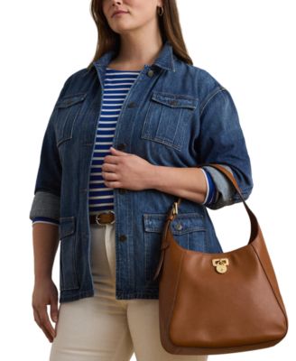 Leather Large Tanner Shoulder Bag