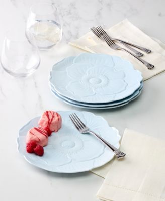 Butterfly Meadow Floral Accent Plates, Set of 4