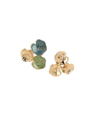 Women's The Small Lilypad Stud Earrings