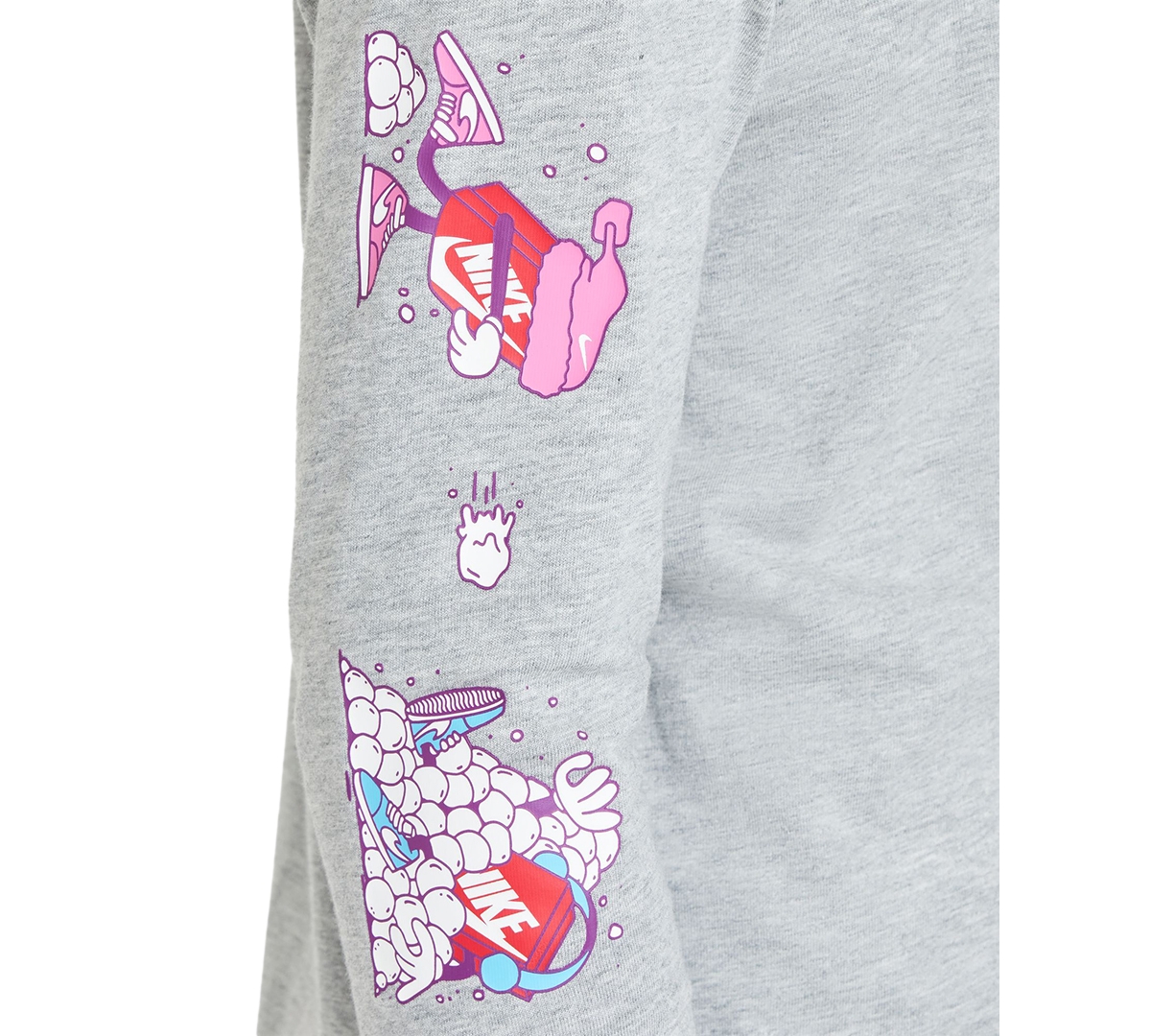 Nike Big Kids Sportswear Printed Long-Sleeve T-Shirt