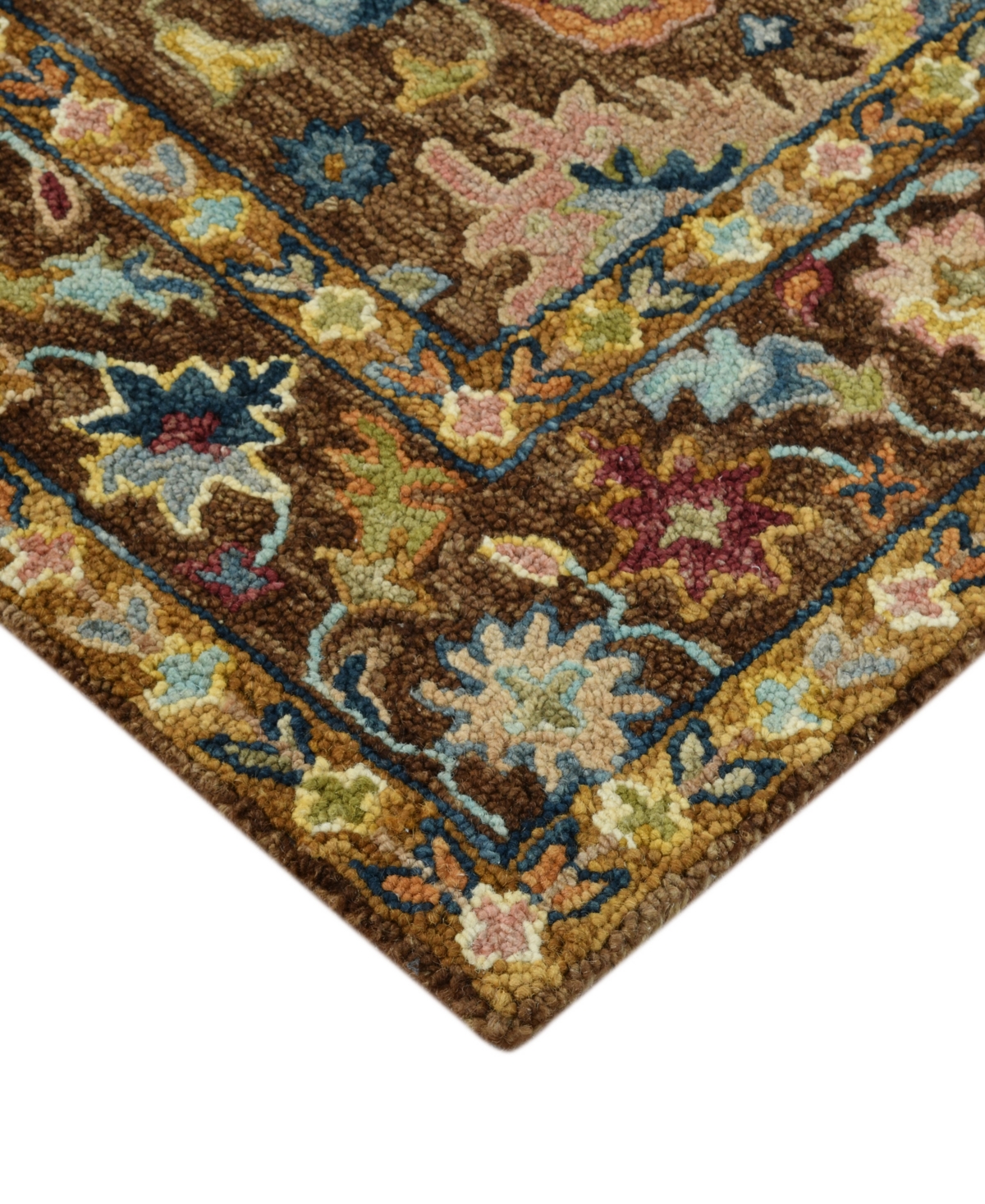 Amer Rugs Jackson Jac6 4'x6' Area Rug In Brown