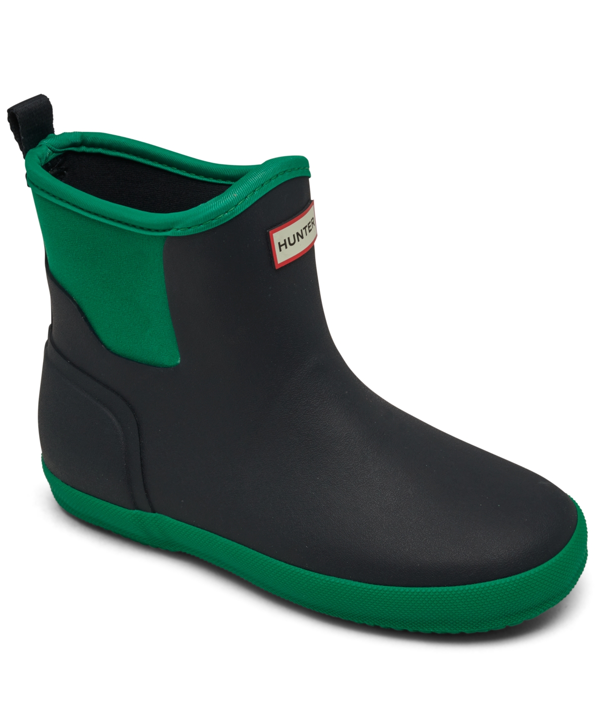 HUNTER LITTLE KIDS' FINLEY PULL-ON WATERPROOF RAIN BOOTS FROM FINISH LINE 