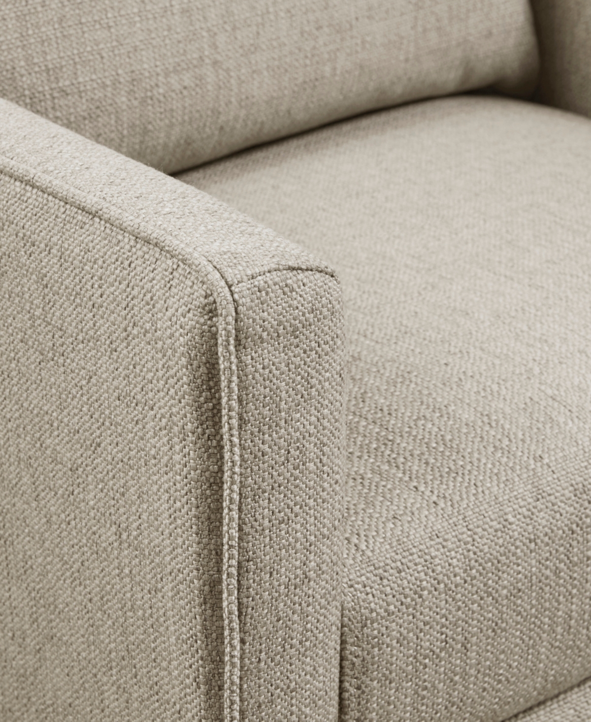 Martha Stewart Collection 30" Wood Christian Wide Swivel Armchair In Natural