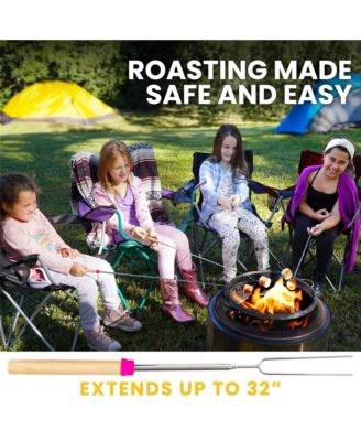 Long Marshmallow Roasting Sticks Extendable Design