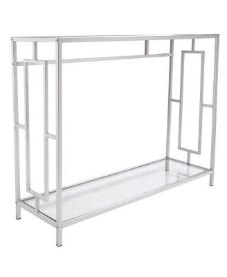 Toughened Glass Panel Console Table