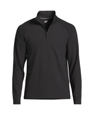 Men's Long Sleeve Waffle Quarter Zip