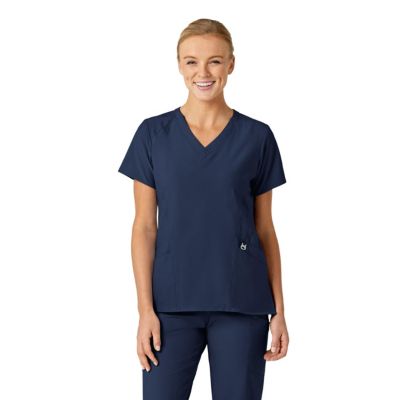 Women's W123 Stylized V-Neck Scrub Top