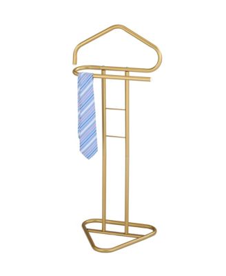 Kalblins Metal Clothing Wardrobe Suit Valet Rack Stand