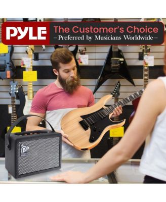 38.7" Full Size Electric Guitar Kit - Includes Amplifier, Travel Bag, and Accessories, Natural Finish (PEGKT781N)