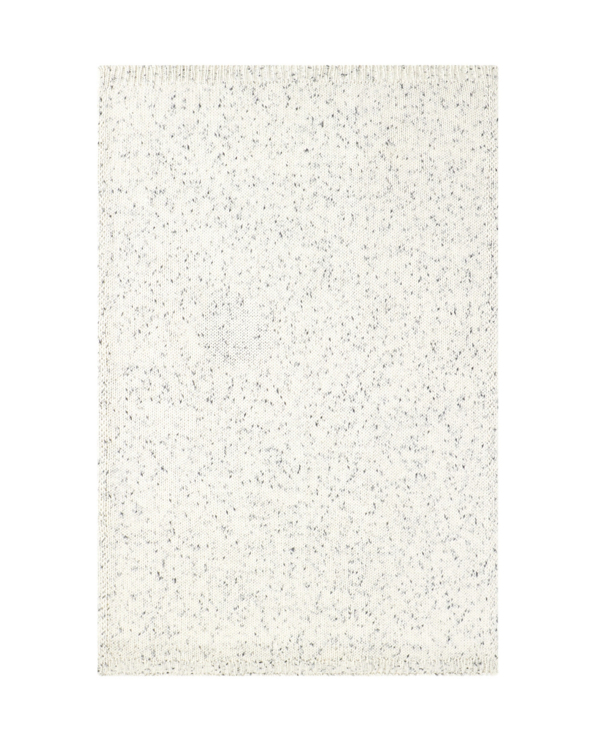Shop Lucky Brand Calafia Knit Throw, 50" X 70" In White,black