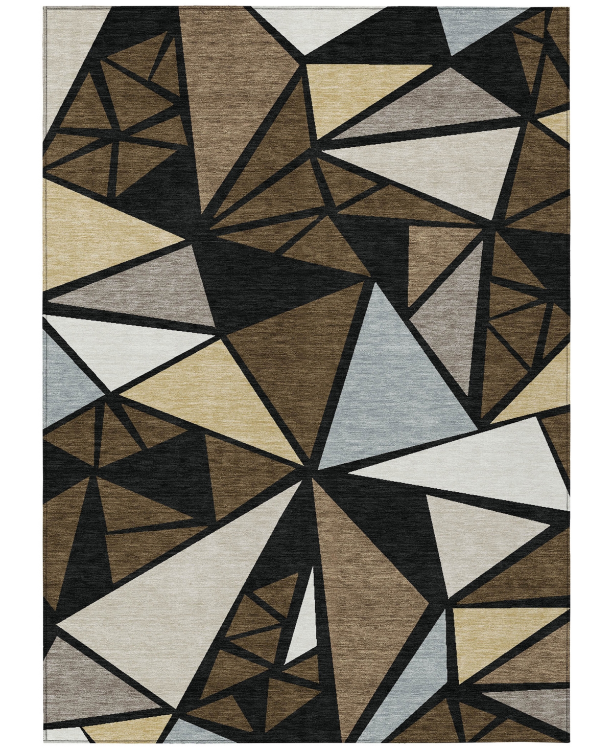 Addison Chantille Machine Washable Acn1039 8'x10' Area Rug In Brown