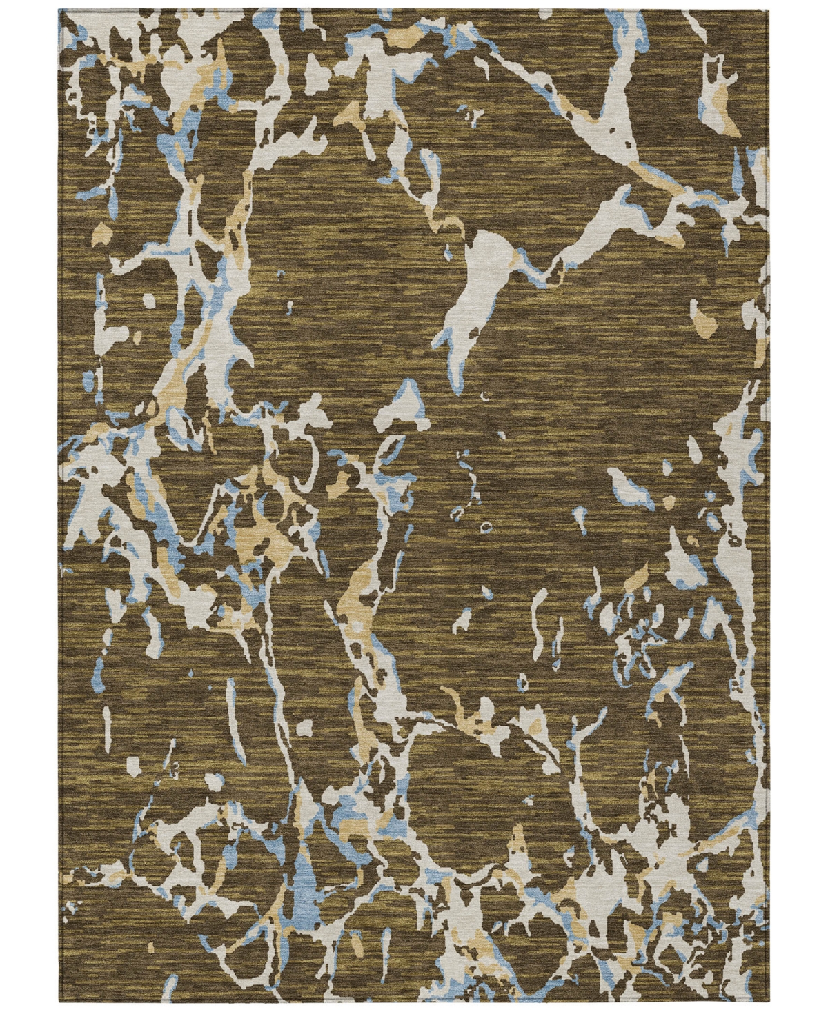 Addison Chantille Machine Washable Acn1046 8'x10' Area Rug In Coffee